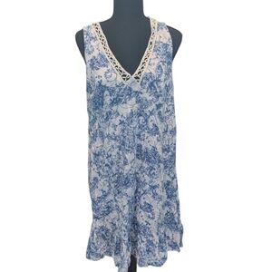 Altar'd State Blue and White Dress